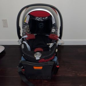Im cybex x rebellious infant car seat and base